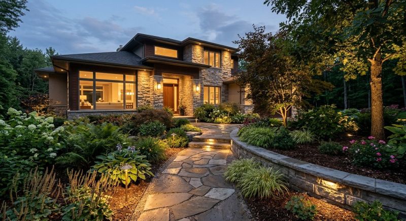Garden Lighting Installation in Orem, UT