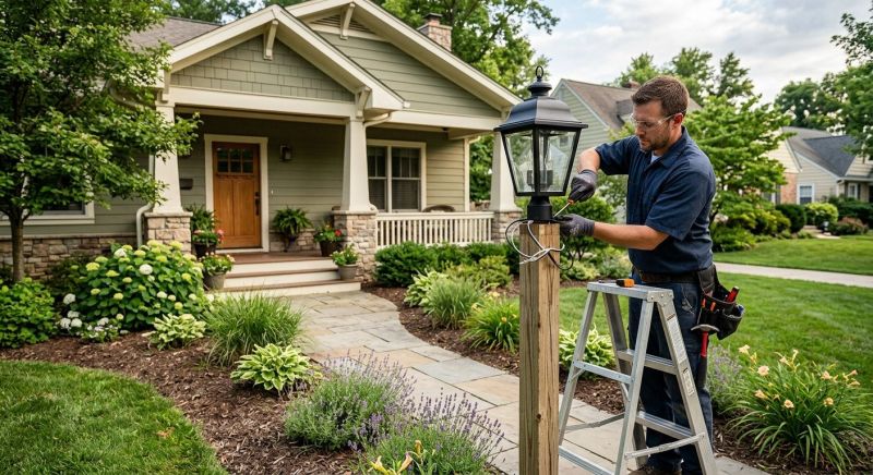 Garden Lighting Installation in Provo, UT